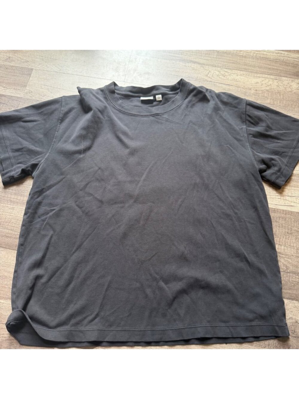 Babaton Black Crewneck T-Shirt Size L Made In Peru